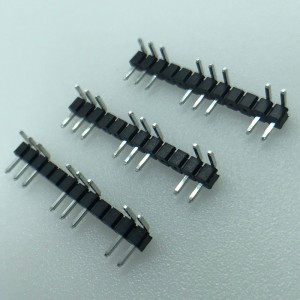 2.54mm Pitch 12p 90 ° Antet cu unghi drept un conector gol 4p PIN Conector